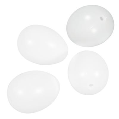 Rayher Plastic eieren 10 cm - 4x stuks - Hobby en knutselen - pasen - paaseieren decoratie
