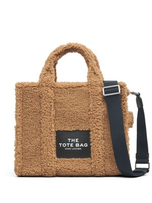 Marc Jacobs mini sac The Tote en fourrure artificielle - Marron Marc Jacobs mini sac The Tote en fourrure artificielle - Marron