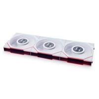 Lian Li UNI FAN TL LCD Series, 3er Pack + Controller PC-ventilator Wit (b x h x d) 124 x 120 x 28 mm Incl. LED-verlichting, Incl. ventilatorcontroller, Incl.