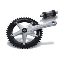 Miche Crankstel Pista Advanced 172mm 51tds. 1/8 zilver