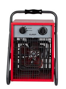 Euromac EK3301 Zwart, Rood 3000 W Ventilator elektrisch verwarmingstoestel