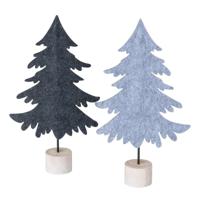 Boltze Home everlands kunstkerstboom Bento Vilt Op Voet H30cm