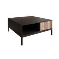 Meubella Salontafel Marbella - Zwart - 80 cm