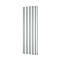 Designradiator Plieger Trento 1357 Watt Middenaansluiting 180x59 cm Donkergrijs Structuur