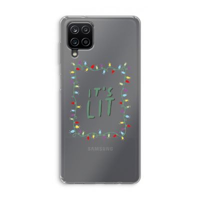 It's Lit: Samsung Galaxy A12 Transparant Hoesje