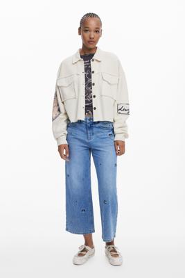 Mickey™ sweatshirt-achtige jas - WHITE - L