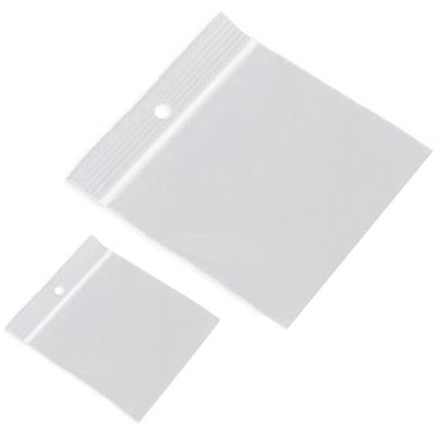 200x Gripzakjes/verpakkingszakjes 40 x 40 mm en 100 x 100 mm