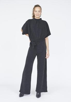 Sisters Point Jumpsuit Girl-JU4 Black/Silver