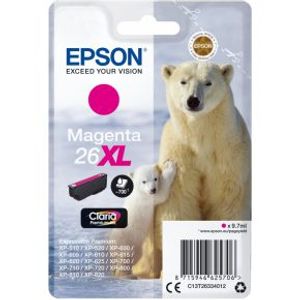 Epson C13T26334012 9.7ml 700pagina's Magenta inktcartridge