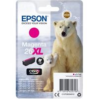 Epson C13T26334012 9.7ml 700pagina's Magenta inktcartridge Epson C13T26334012 9.7ml 700pagina's Magenta inktcartridge