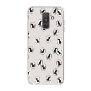 Miauw: Samsung Galaxy A6 Plus (2018) Transparant Hoesje