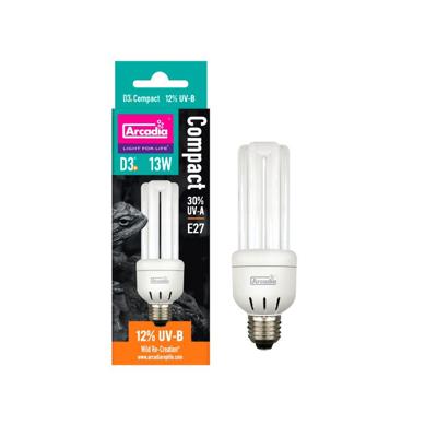 Arcadia Aquadistri d3 compact lamp mini 12% uvb 13 watt - Aquadistri