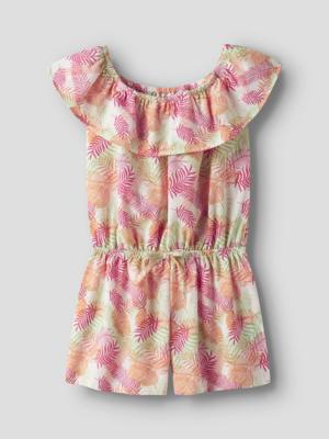 Name it zomer playsuit meisjes - groen - korte mouw - NkfVinaya