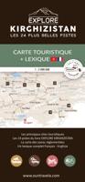 Wegenkaart - landkaart Kirghizistan Explore Carte Touristique & Lexique | Ountravela