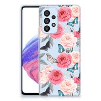 Samsung Galaxy A53 5G TPU Case Butterfly Roses - thumbnail