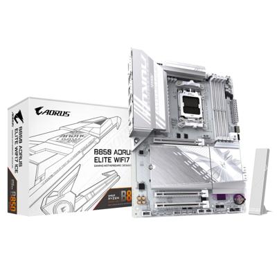 Moederbord Gigabyte B850 A ELITE WF7 ICE Intel Wi-Fi 6 AMD AM5
