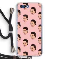 Ugly Cry Call: Honor 10 Transparant Hoesje met koord