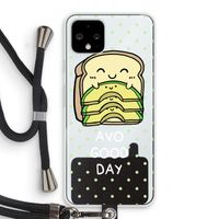 Avo Good Day: Pixel 4 Transparant Hoesje met koord