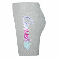 Sportleggings voor Kinderen Script Glitter High Converse Rise Biker Little Lichtgrijs - Maat: 6-7 jaar