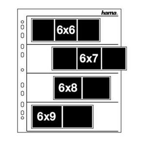 Hama Negatiefhoesjes 3 middelformaat-negatieven 60 x 70 mm Pergamijn Transparant 100 stuk(s) (b x h) 260 mm x 310 mm 00002259