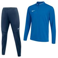 Nike Dri-FIT Park 26 Trainingspak 1/4-Zip Kids Blauw Donkerblauw