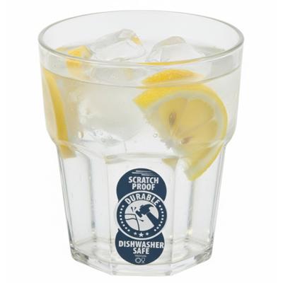 Excellent Houseware waterglas - stapelbaar - 275 ml - onbreekbaar kunststof - herbruikbaar