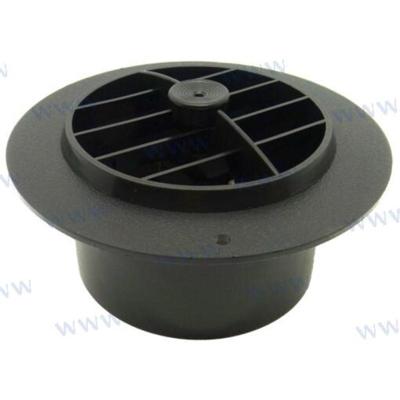 WBCL004090A - ZWART VERSTELBAAR PVC ROOSTER AFMETINGEN 100MM