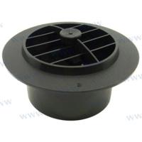 WBCL004090A - ZWART VERSTELBAAR PVC ROOSTER AFMETINGEN 100MM