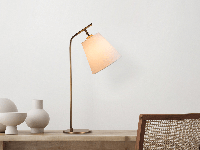 Tafellamp HUNTER vintage wit