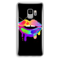 Lip Palette: Samsung Galaxy S9 Transparant Hoesje - thumbnail