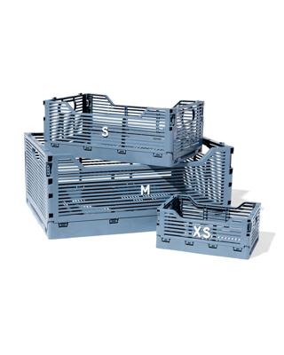 HEMA Klapkrat letterbord recycled donkerblauw (donkerblauw)