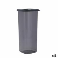 Tin Quid City Met deksel 1,75 L Grijs Plastic (12 Stuks)