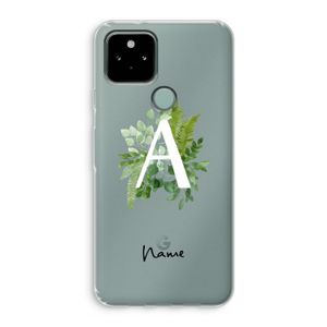 Green Brush: Google Pixel 5 Transparant Hoesje