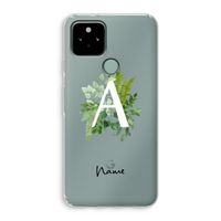 Green Brush: Google Pixel 5 Transparant Hoesje