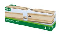 BRIO World Middellange rechte rails