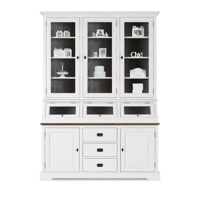 Grutterskast Lakewood - Clear/Mindi Donkerbruin Grutterskast Lakewood - Clear/Mindi Donkerbruin