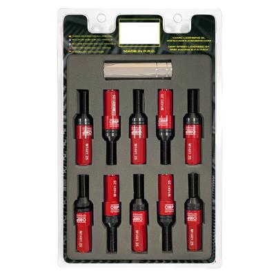 Schroevenkit OMP OMPS09971406 28 mm Rood M14 x 1,25