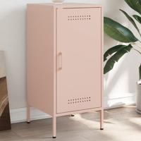 Dressoir 36x39x79 cm staal roze