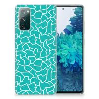 Samsung Galaxy S20 FE | Hoesje maken | Cracks Blue