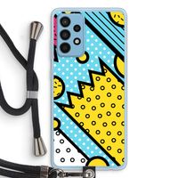 Pop Art #1: Samsung Galaxy A52 Transparant Hoesje met koord