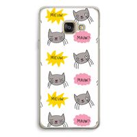 Meow: Samsung Galaxy A3 (2016) Transparant Hoesje