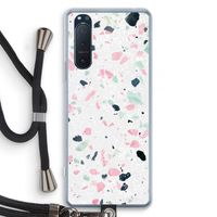Terrazzo N°3: Sony Xperia 5 II Transparant Hoesje met koord