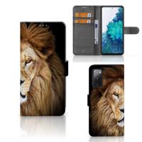 Samsung Galaxy S20 FE | Telefoonhoesje | Met pasjeshouder | Leeuw