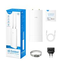 Cudy LT500 draadloze router Fast Ethernet Dual-band (2.4 GHz / 5 GHz) 4G Wit