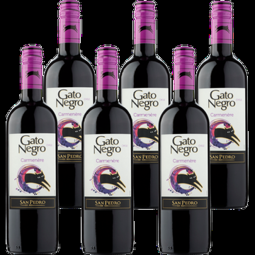 Gato Negro Carmenere 6 x 750 ml bij Jumbo