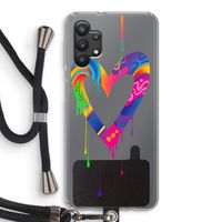 Melts My Heart: Samsung Galaxy A32 5G Transparant Hoesje met koord