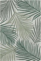 Machka Buitentapijt Palm Patroon Groen/Crème-80 x 150 cm