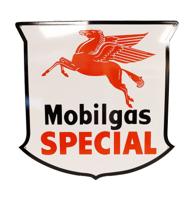 Mobilgas Special Schild Emaille Bord - 43 x 43cm