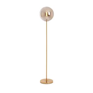 Vloerlamp Medina smoke goud