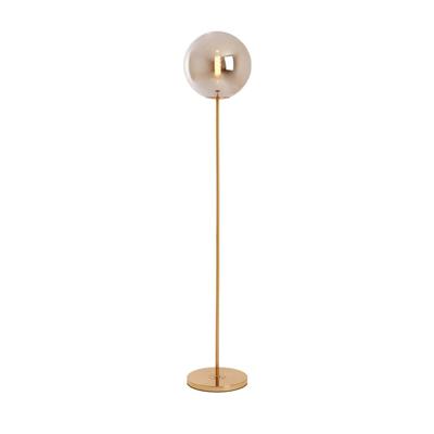 Vloerlamp Medina smoke goud